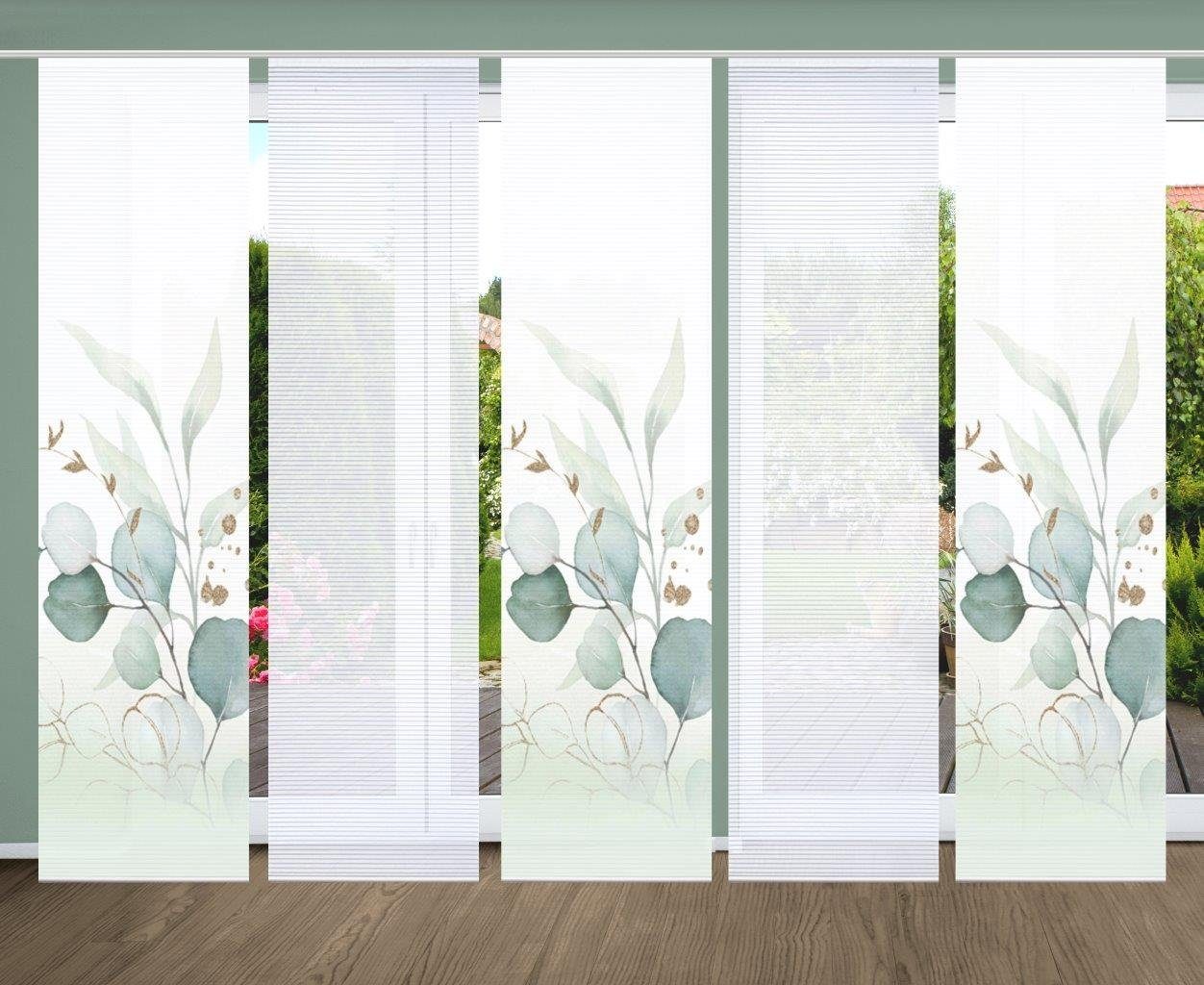 HOME in green Schiebegardine 84096 ABANIO günstig online kaufen