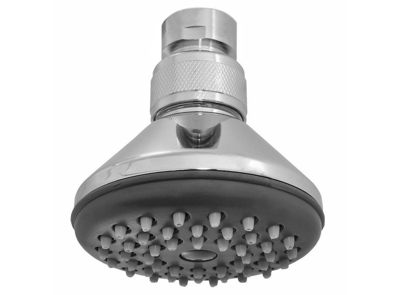 Daloual Kopfbrause Duschkopf mit Antikalkdüsen, (Vorteils-Set, 1-tlg., 46 Düsen, 1/2 Zoll Normanschluss), wassersparend, Kugelgelenk, schwenkbar, massives Messinggehäuse