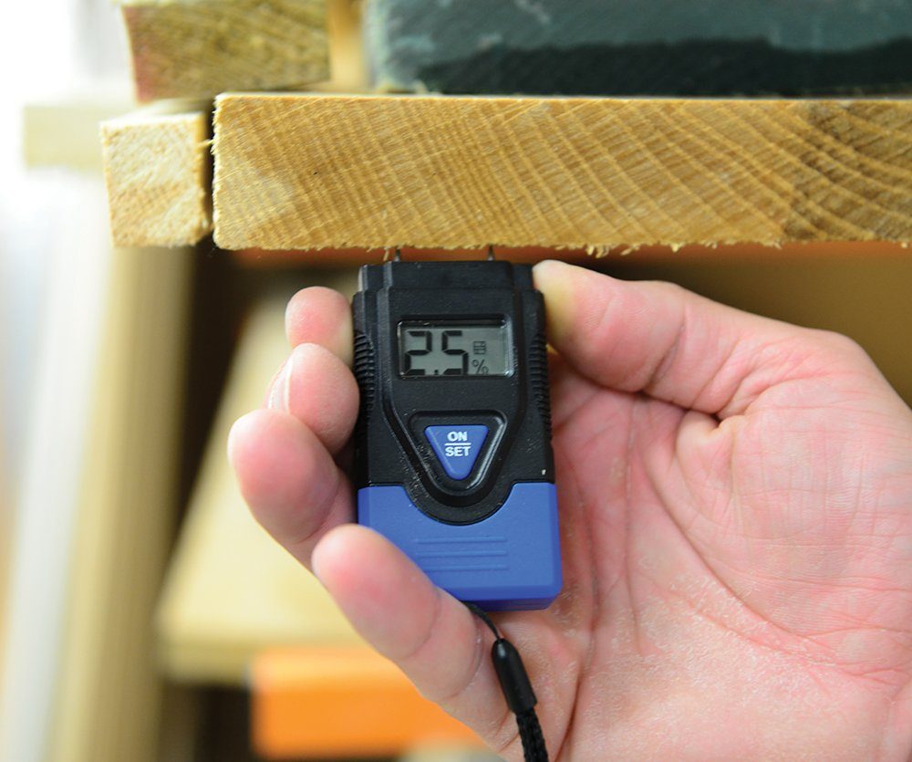 etc. für Beton Holz, Digitales Feuchtigkeitsmessgerät Silverline Feuchtigkeitsmesser