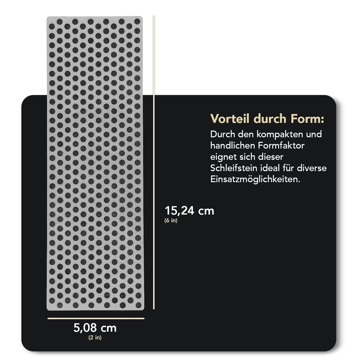 DMT Schleifstein Diamond Whetstone™ Diamant Wetzstein in Holzbox 6" X-Grob bis X-Fein, Bankstein in Profiqualität, Made in USA