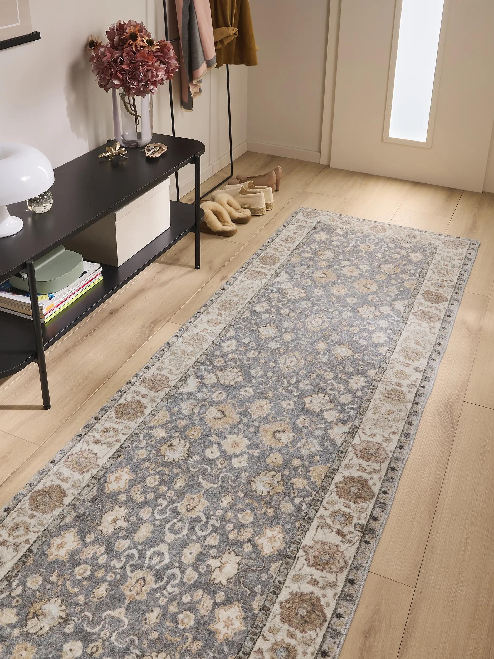 benuta Läufer Mara, rechteckig, Höhe: 6 mm, Kunstfaser, Berber, Ethno-Style, Wohnzimmer