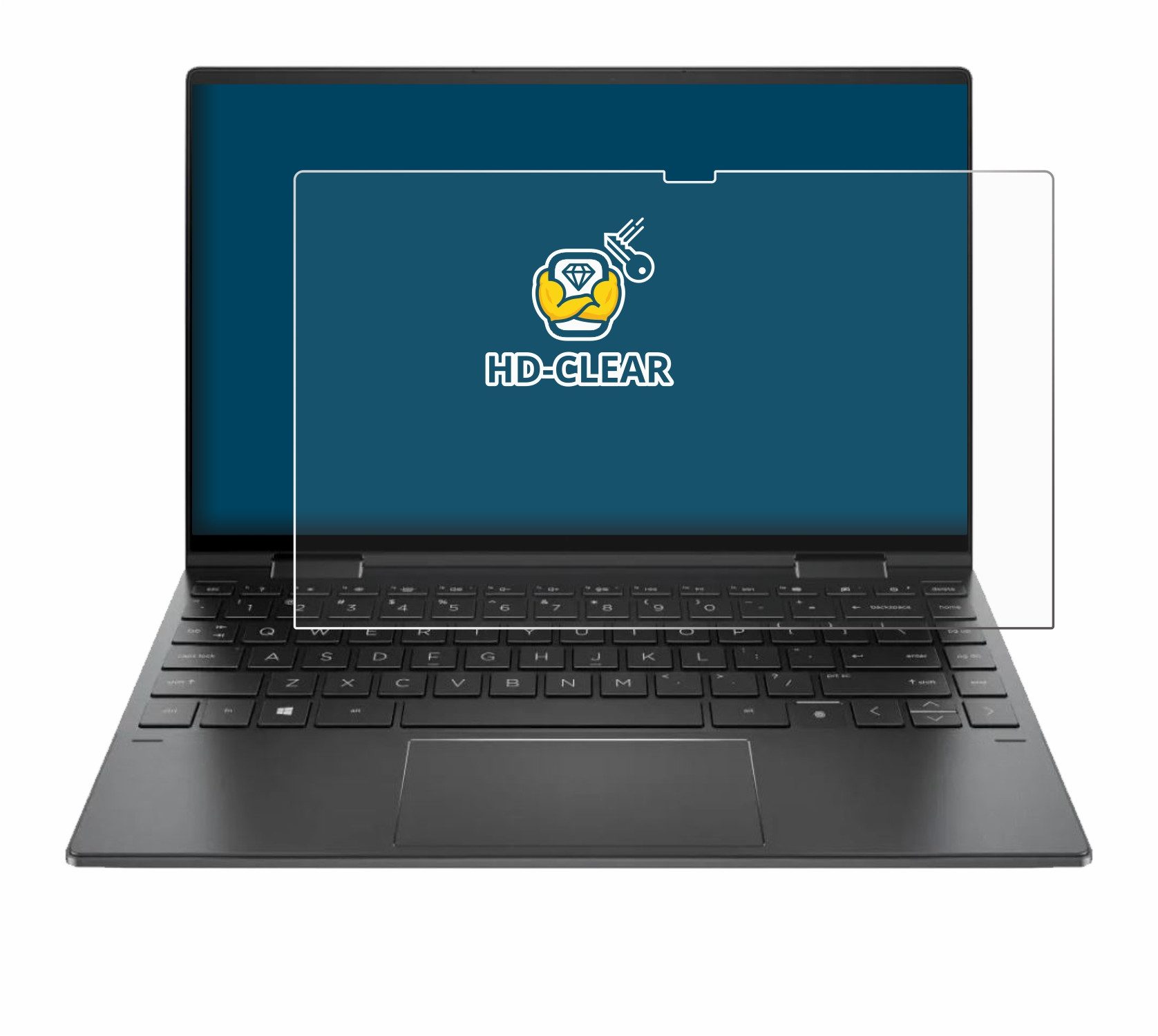BROTECT Displayschutzfolie Schutzfolie für HP Envy x360 Convertible 15,6", Displayschutz Schutz Folie Klar Transparent