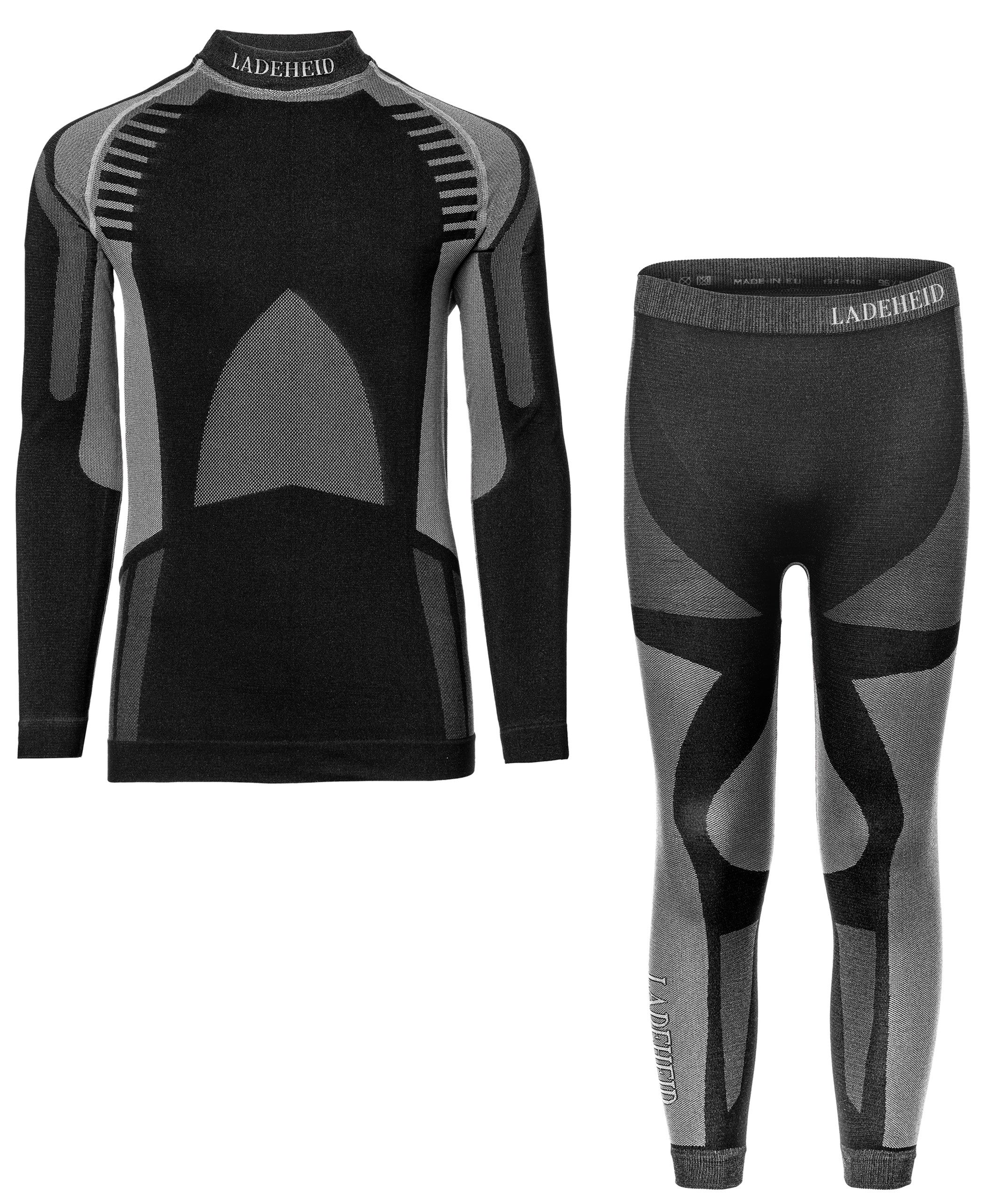 Ladeheid Funktionsunterhemd Kinder Funktionsunterwäsche Set Thermoaktiv LASS0005 (Set, mit Funktionsunterhose)