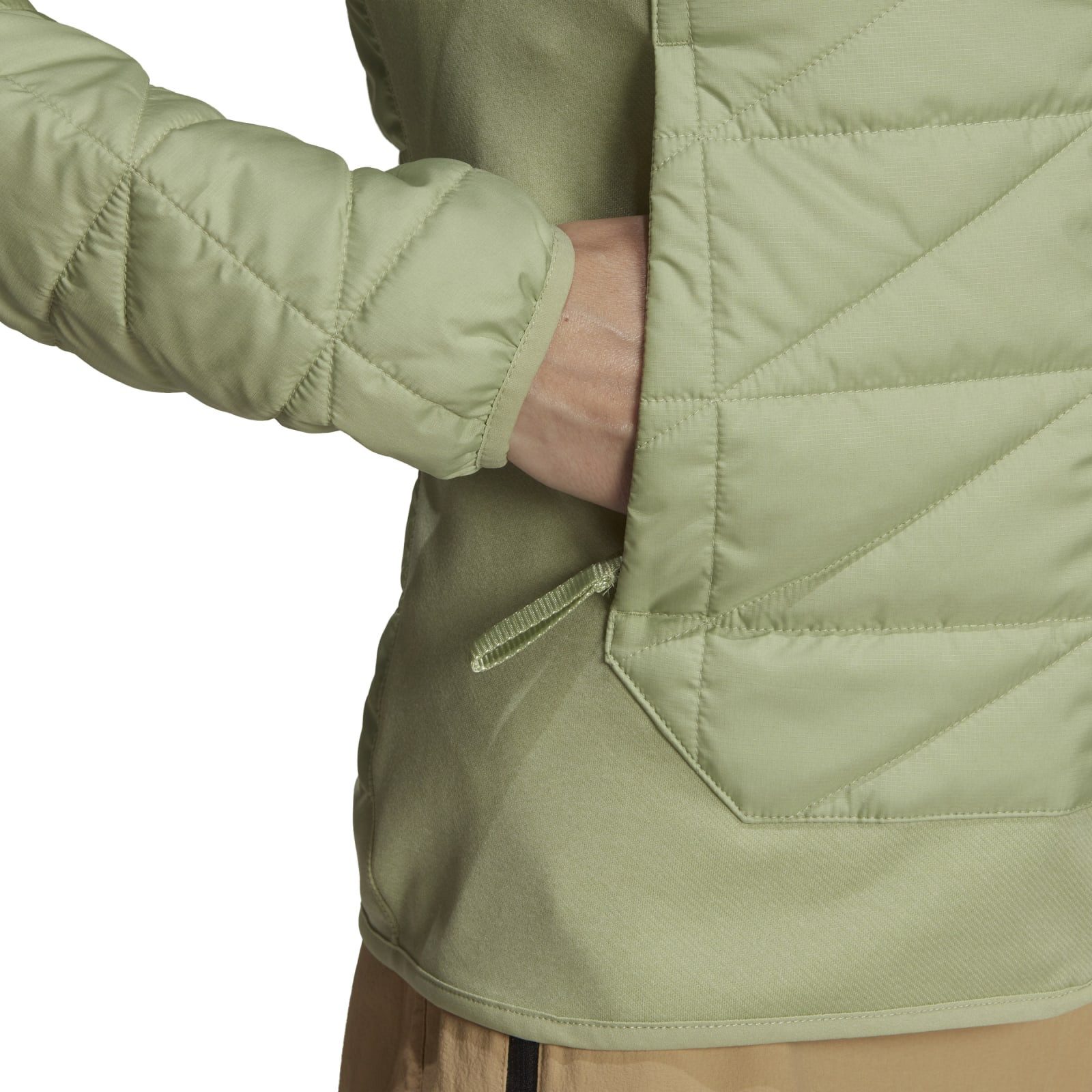 adidas Performance Hybridjacke Isolationsjacke Terrex Hybrid limegrün Damen günstig online kaufen
