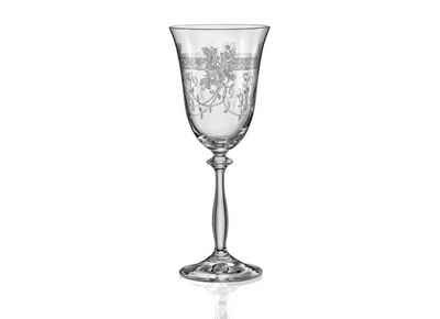 Crystalex Weißweinglas Royal Ranke CP010 Weißweingläser 250 ml 6er Set, Kristallglas, pantografie, Kristallglas