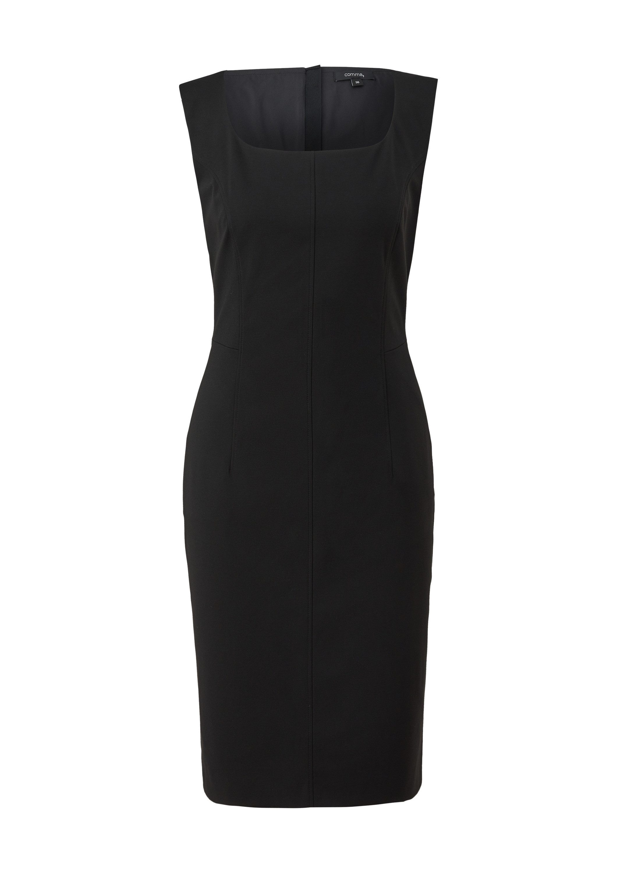 comma Minikleid Kleid Etuikleid aus Viskosestretch