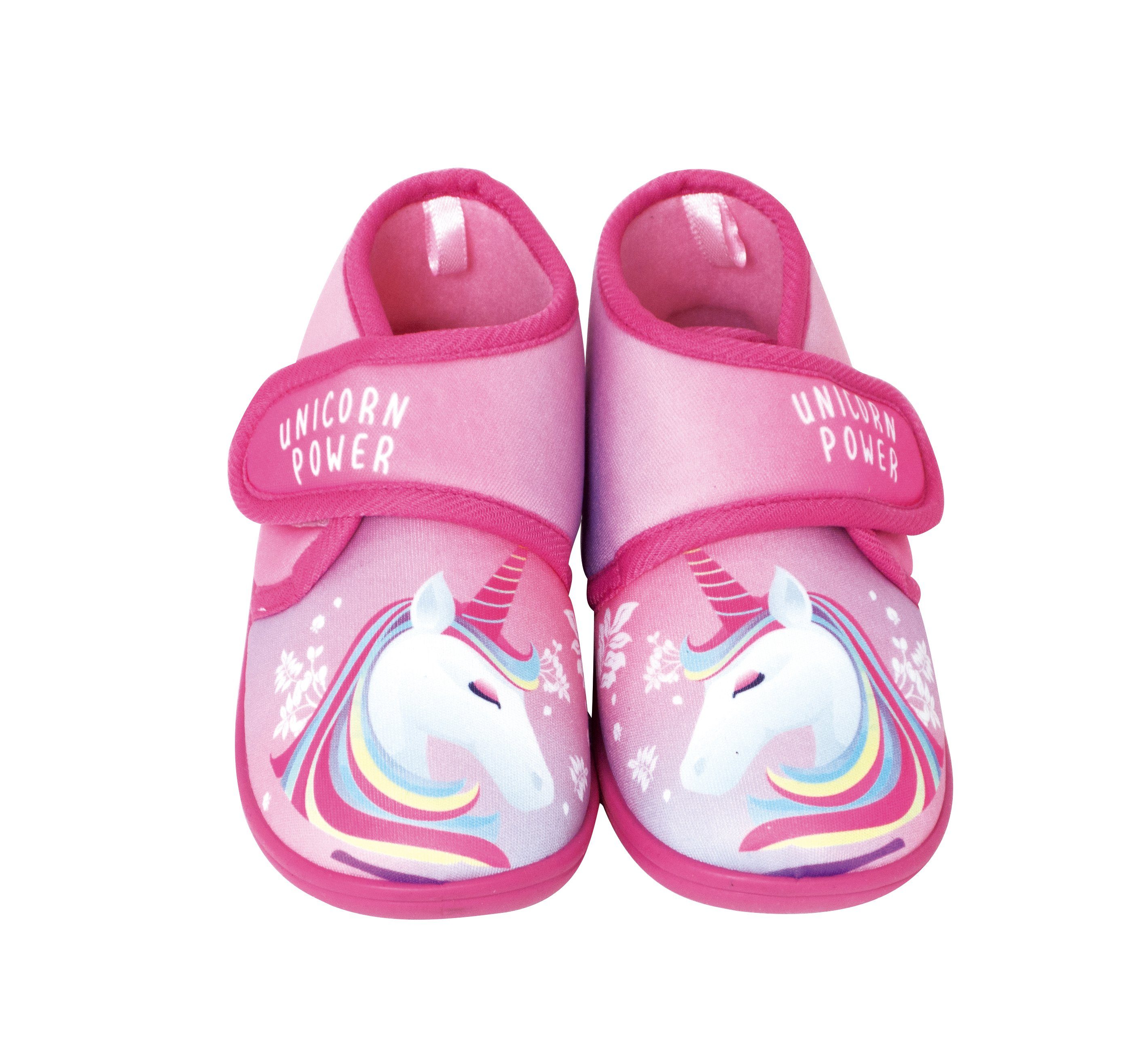Starkids »Unicorn Power« Hausschuh Einhorn Kinder Hausschuhe Pantoffeln  Kindergarten - Schuhe Kinderschuhe 22-27 online kaufen | OTTO