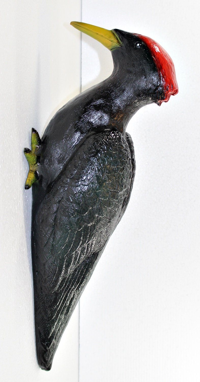 GmbH Specht Anhängen Vogelfigur Länge 41 cm Figur zum Oskar Rakso Garten Schneider Tierfigur Dekofigur