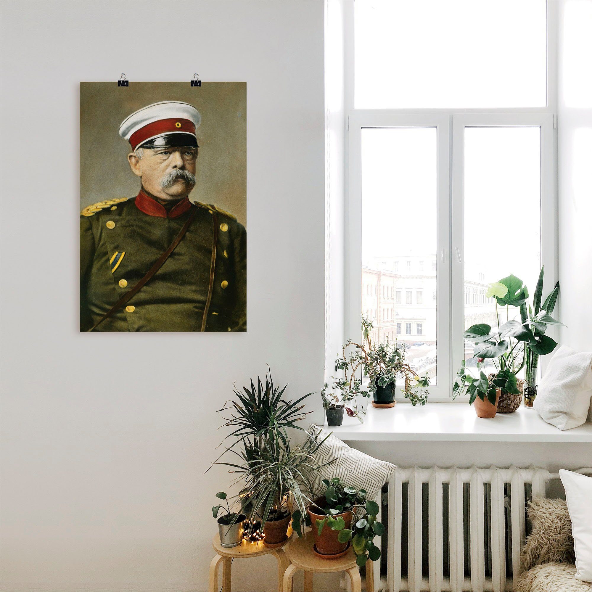 Artland Wandbild Otto von Bismarck, Menschen (1 St), als Leinwandbild, Poster in verschied. Größen