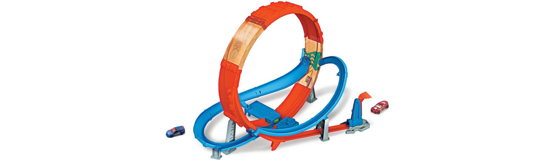 Hot Wheels Autorennbahn »Looping Crash Trackset«, inkl. 1 Spielzeugauto online kaufen OTTO