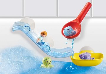 Playmobil® Konstruktions-Spielset Fangspaß mit Meerestierchen (70637), Playmobil 123 - Aqua, (10 St), Made in Europe