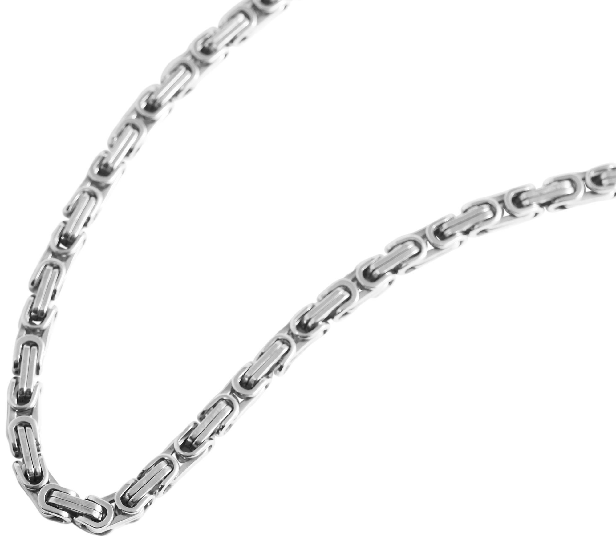 AKZENT Edelstahlkette Adomas Königskette, Edelstahl, silberfarben günstig online kaufen