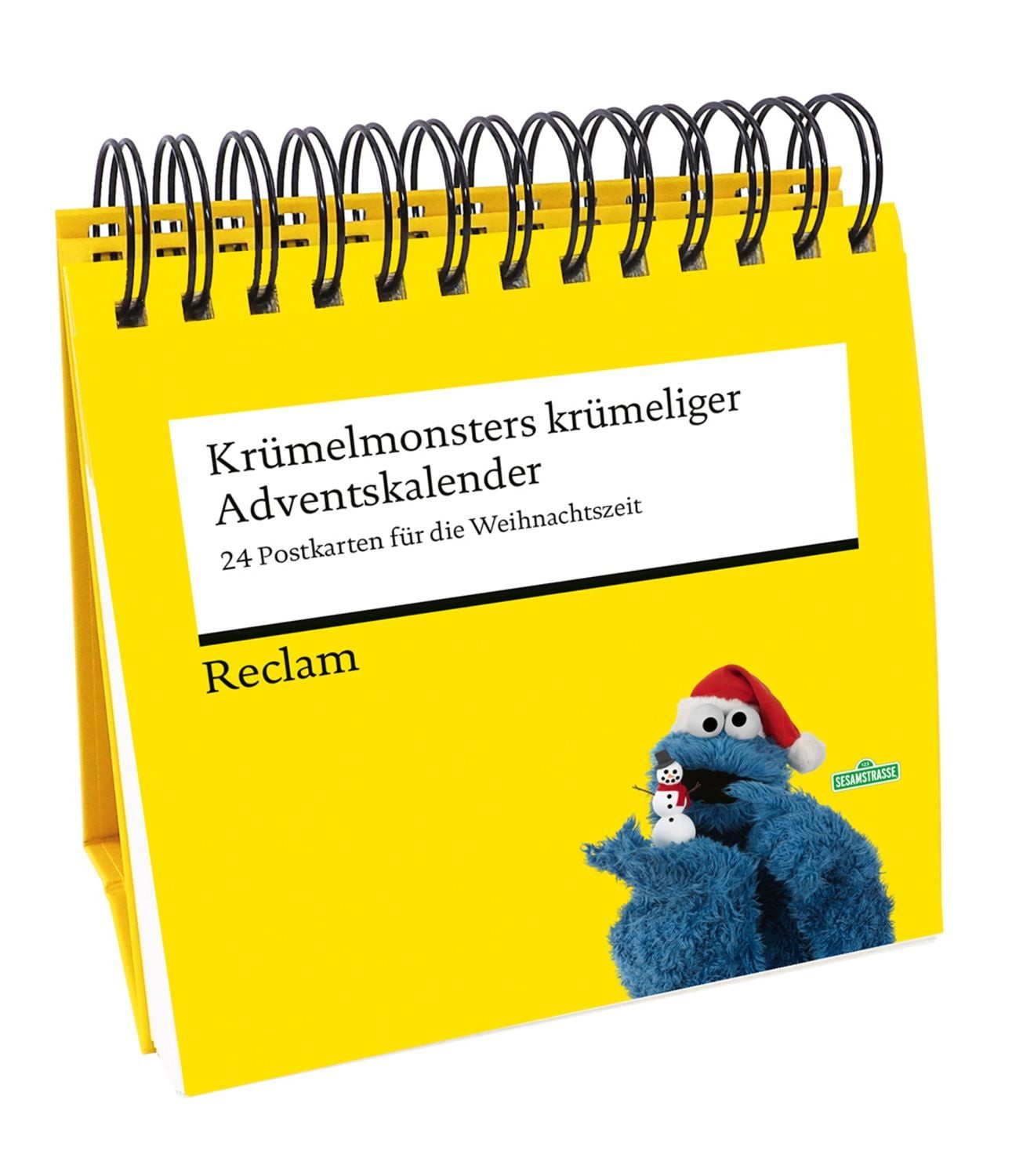 Wandkalender Krümelmonsters krümeliger Adventskalender. 24 Postkarten für die Weihn