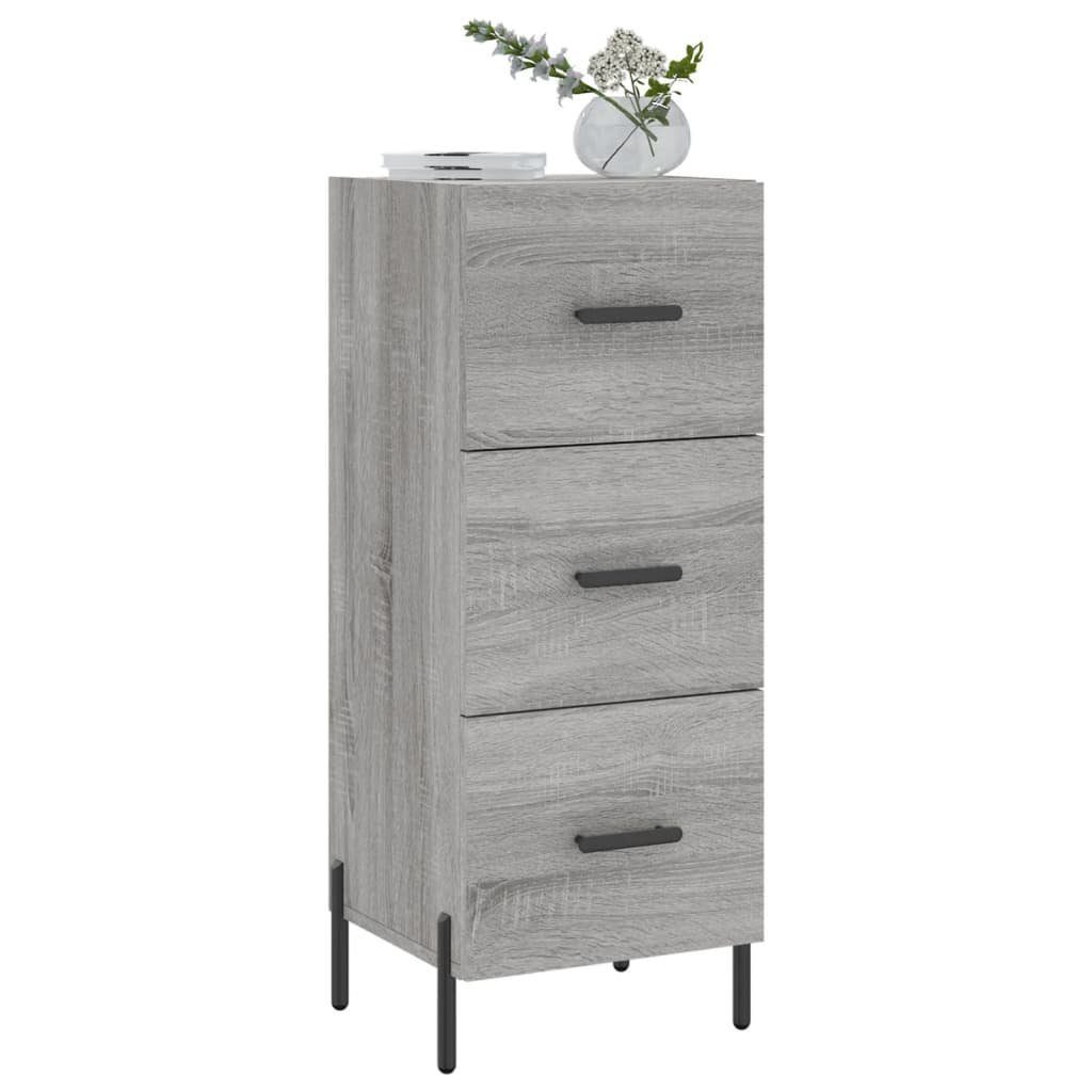 vidaXL Sideboard Sideboard Grau Sonoma 34,5x34x90 günstig online kaufen