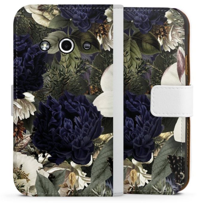 DeinDesign Handyhülle Utart Vintage Blumen Natur Blumen Samsung Galaxy Xcover 3 Hülle Handy Flip Case Wallet Cover