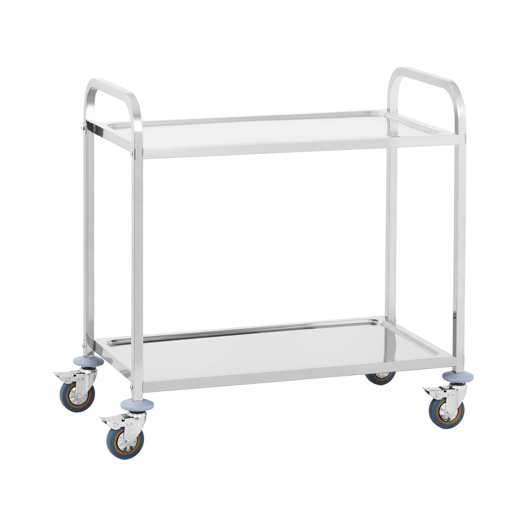 Royal Catering Servierwagen 2 Borde Edelstahl günstig online kaufen