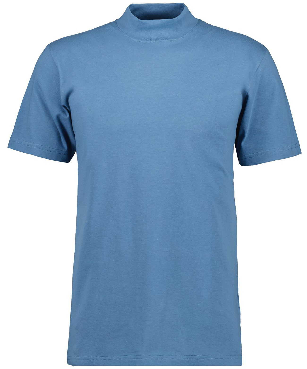 RAGMAN Stehkragenshirt Blau-717 | T-Shirts