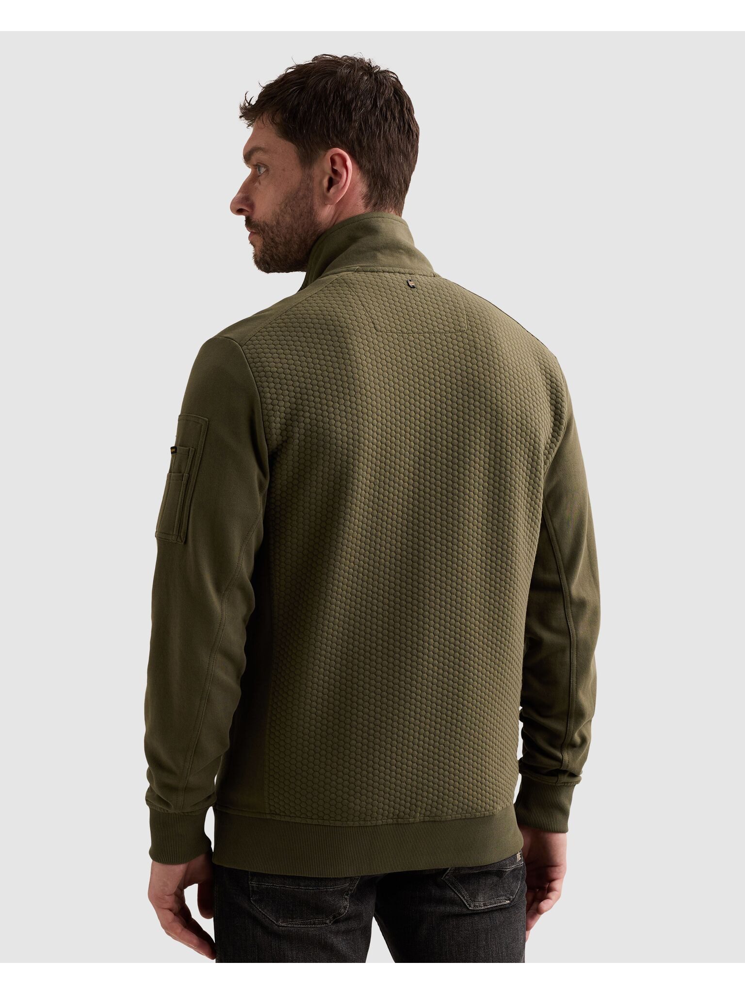 PME LEGEND Sweatjacke mit seitlichen Eingrifftaschen