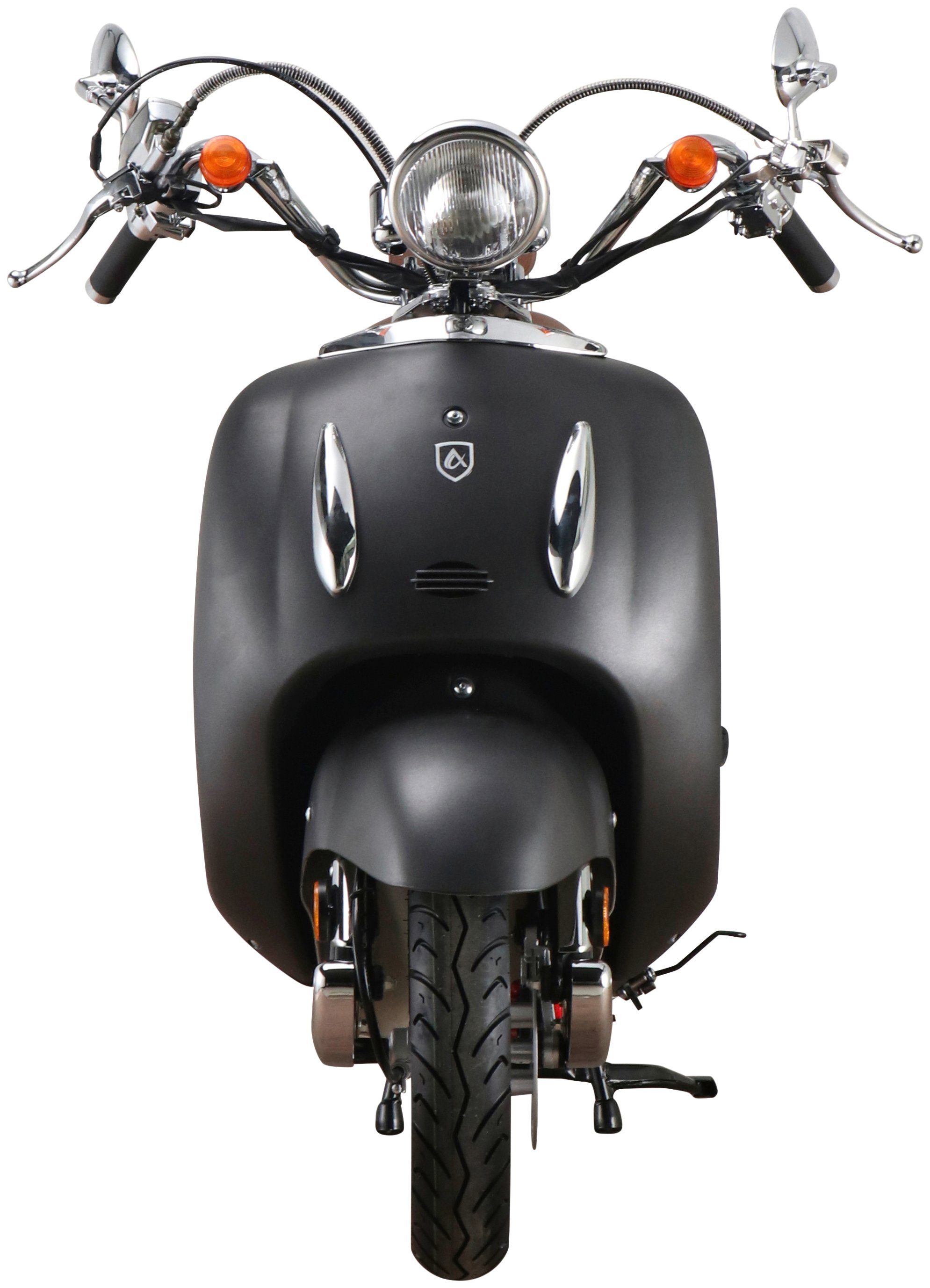 Alpha Motors Euro km/h, 5 45 Motorroller | braun ccm, Retro schwarz 50 Firenze