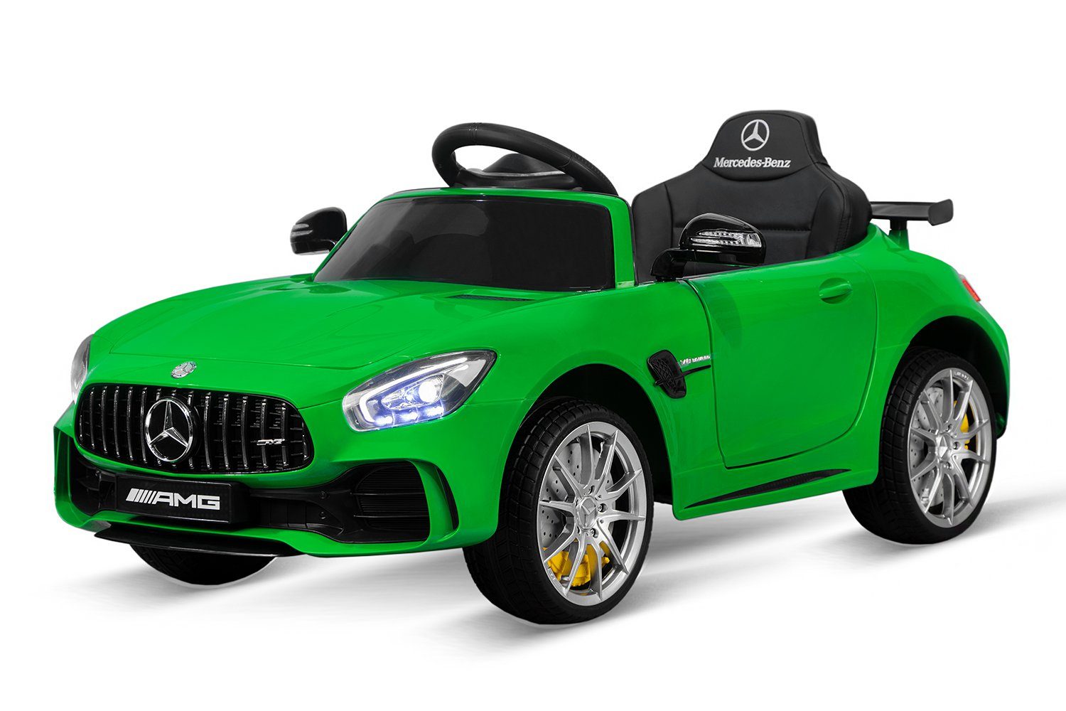 Kidix Elektro-Kinderauto Kinder Elektro Mercedes AMG GT-R 2x15W 12V  Elektroauto Kinderfahrzeug