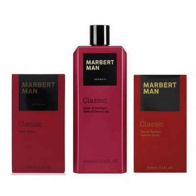 Marbert Duschgel Marbert Man Classic Duschgel 400ml + EDT 100ml + After Shave 100 ml, 3-tlg.