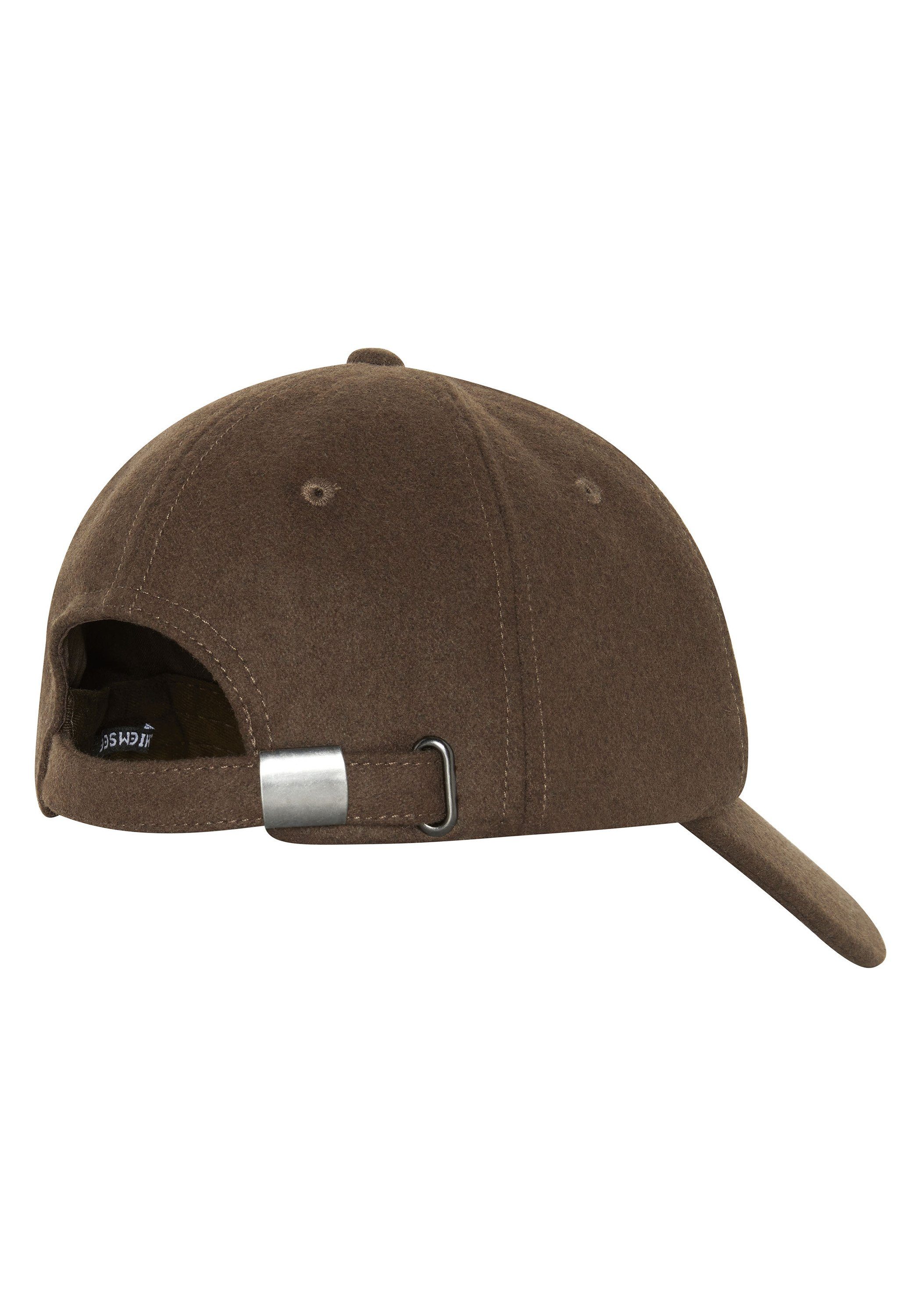 19-1215 Logo-C-Applikation Cap mit Chocolate 1 Snapback Basecap Chiemsee Shaved