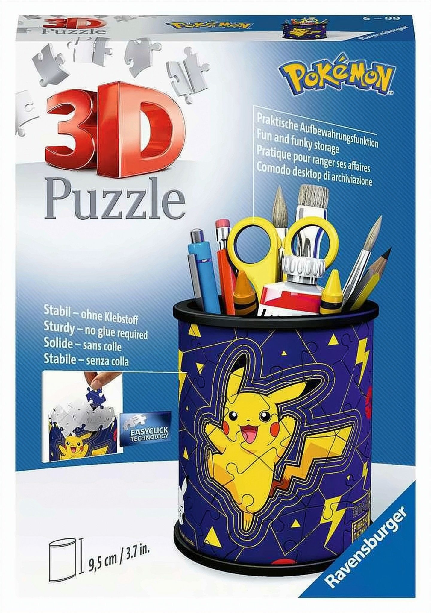 Ravensburger Puzzle Ravensburger - Pencil Cup Pokemon, 54 Teile, Puzzleteile