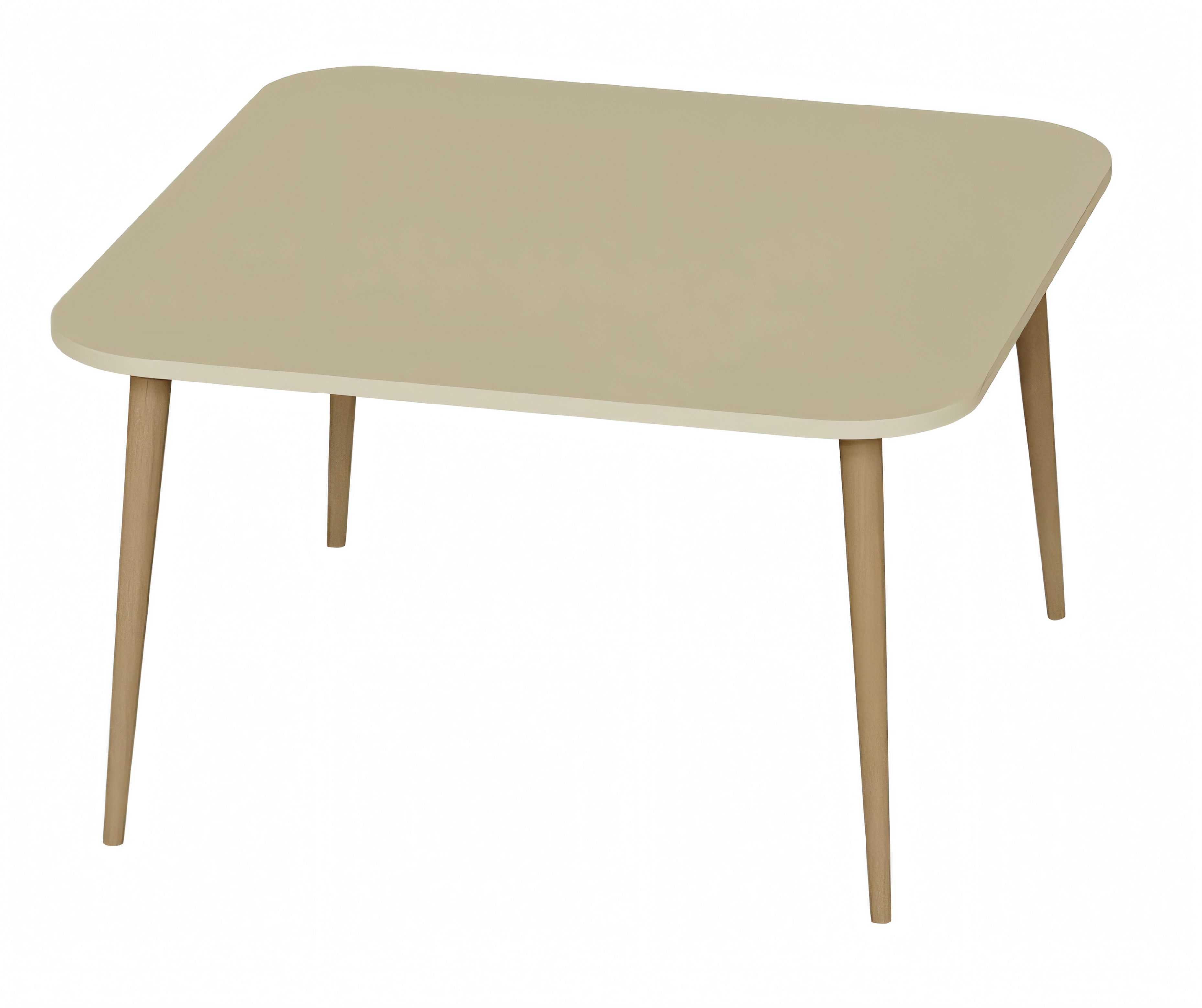 JVmoebel Couchtisch Moderner Couchtisch aus Holz in Beige mit elegantem Design, Made in Europe