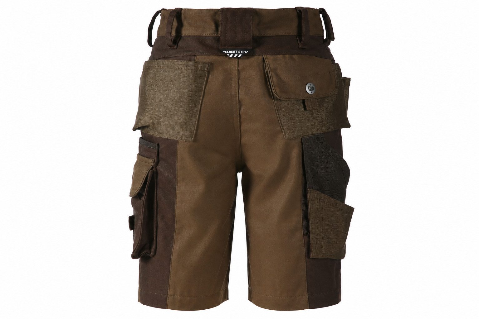 Engelbert Strauss Shorts Kinder Outdoor Shorts e.s.motion braun mit vielen Taschen Robuste Kinder-Workwear, verstellbarer Elastikbund, 8 Funktionstaschen