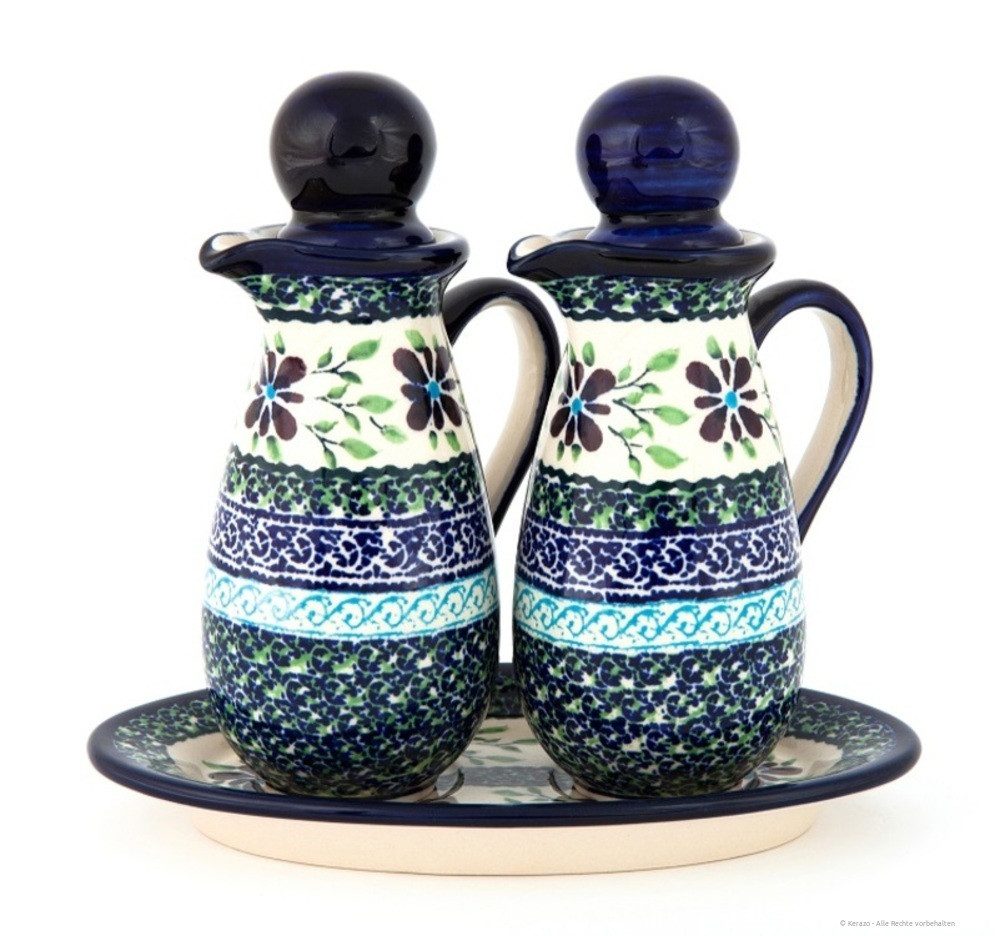 Bunzlauer Keramik Ölspender Bunzlauer Keramik Essig- & Ölspender-Set, 2x150ml,DekorDU121