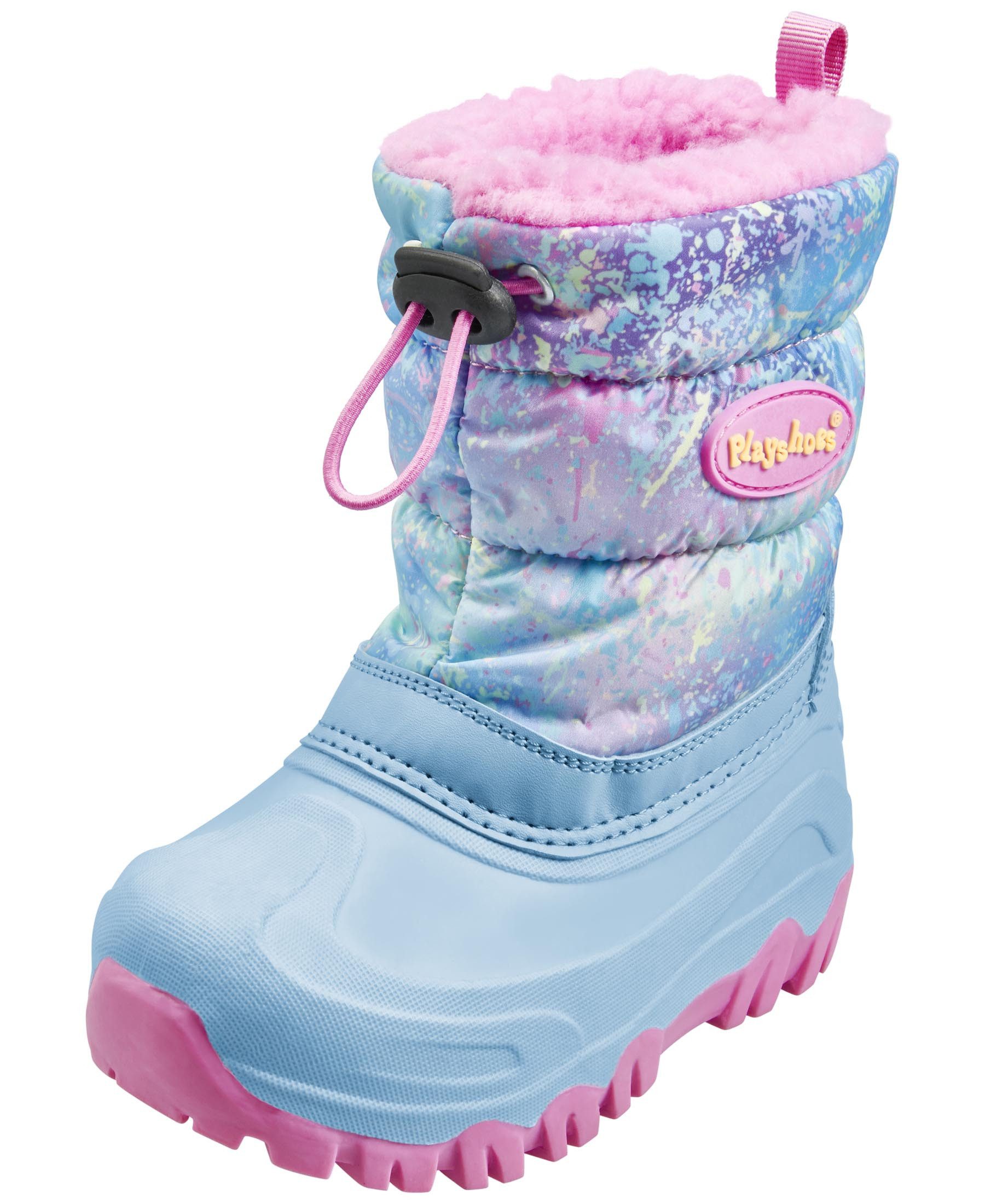 Playshoes Winter-Bootie Regenbogen Winterboots