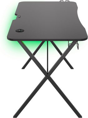 Genesis Gamingtisch HOLM 200 RGB schwarz (113cm x 75cm)