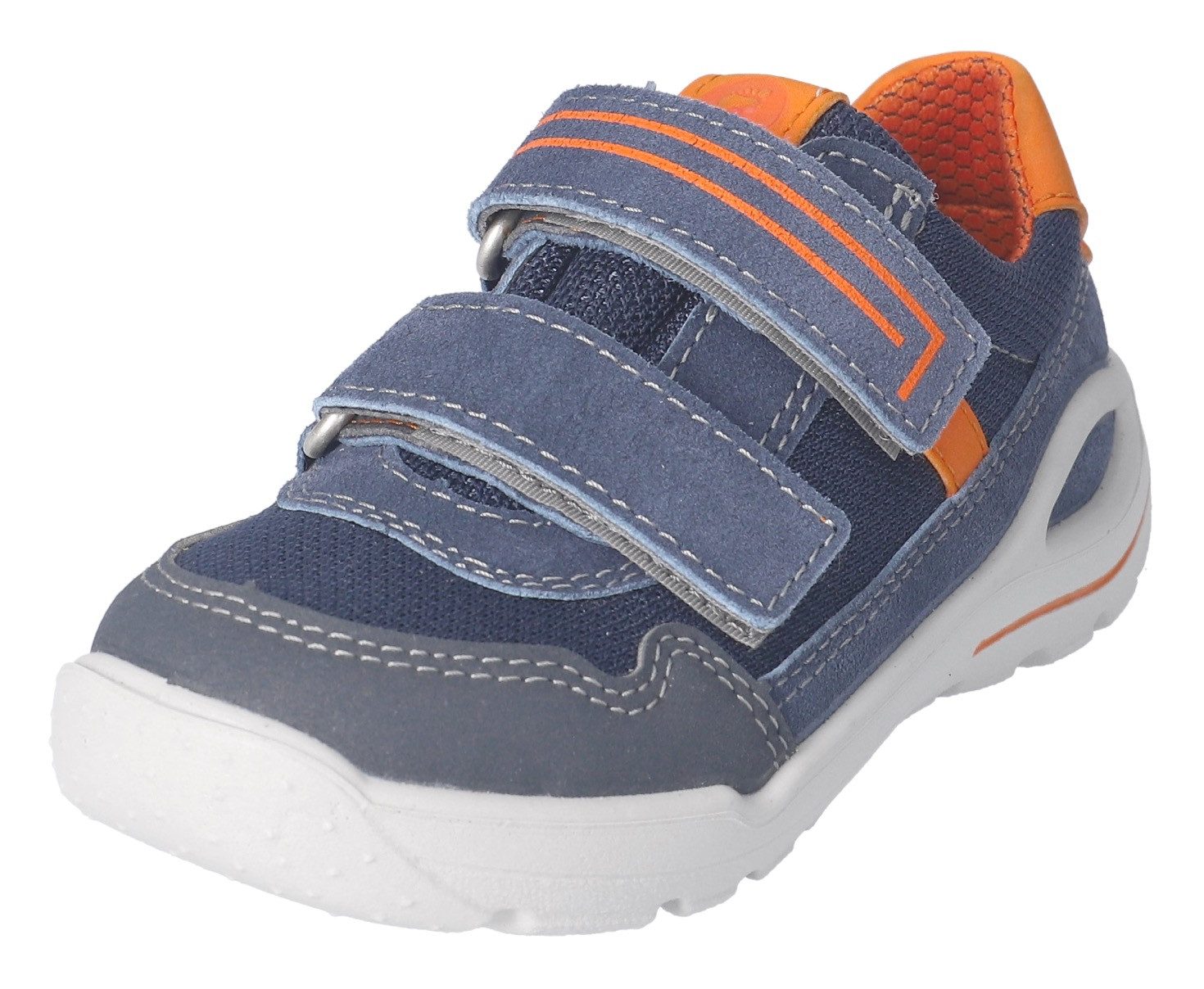 Ricosta RIDER WMS: Mittel Sneaker, Freizeitschuh mit Klettverschluss, Größenschablone zum Download