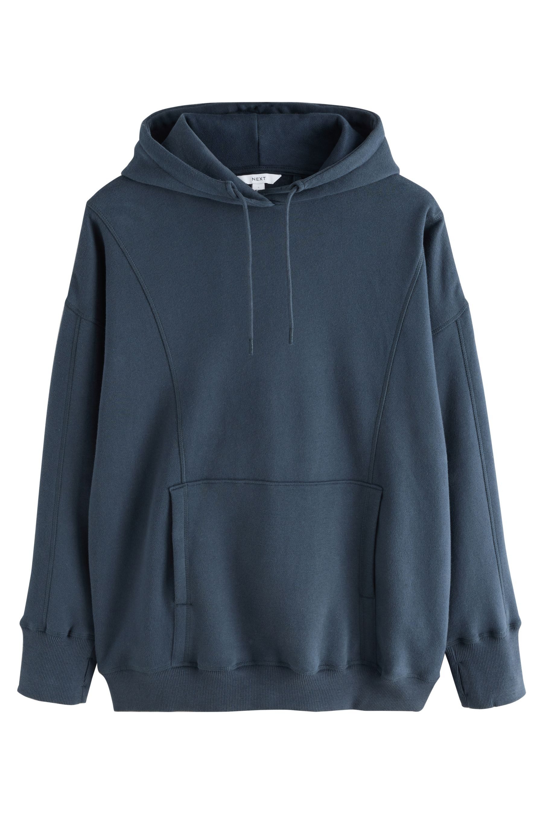 Next Kapuzenpullover Längeres Active Hoodie mit Taschen und Saumdetail (1-t günstig online kaufen