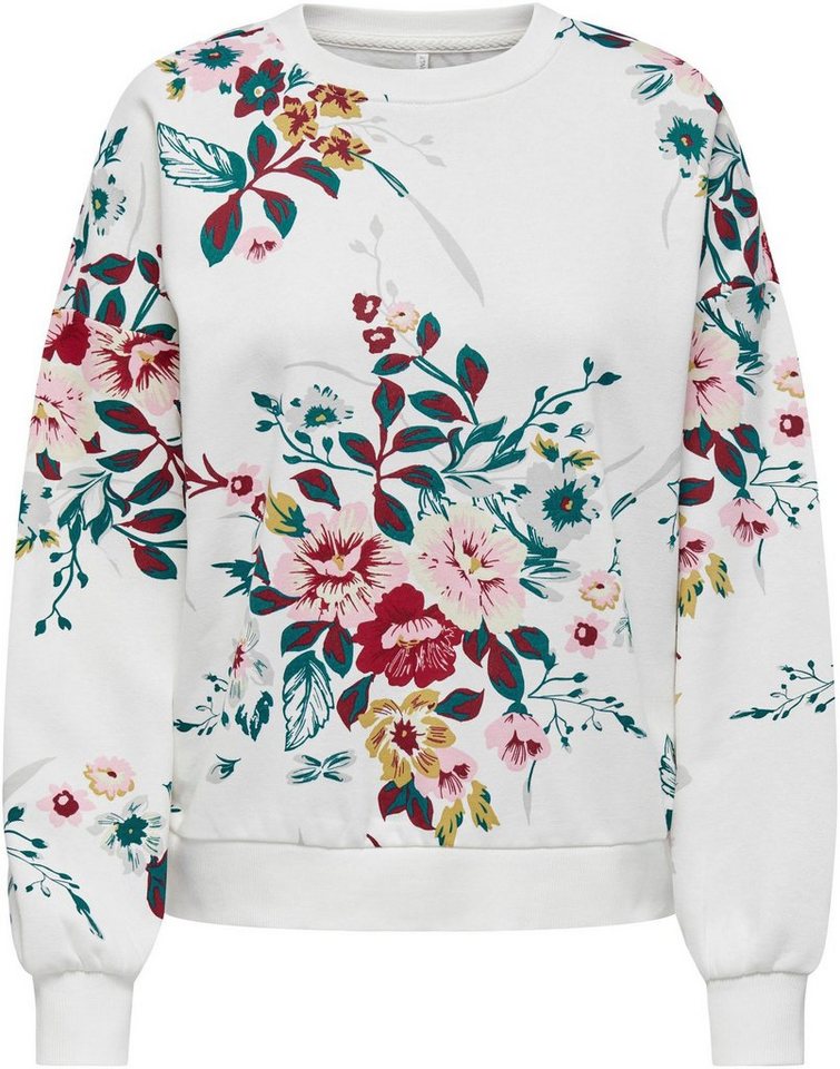 ONLY Sweatshirt ONLWANTED L/S AOP FLOWERS SWEAT NN