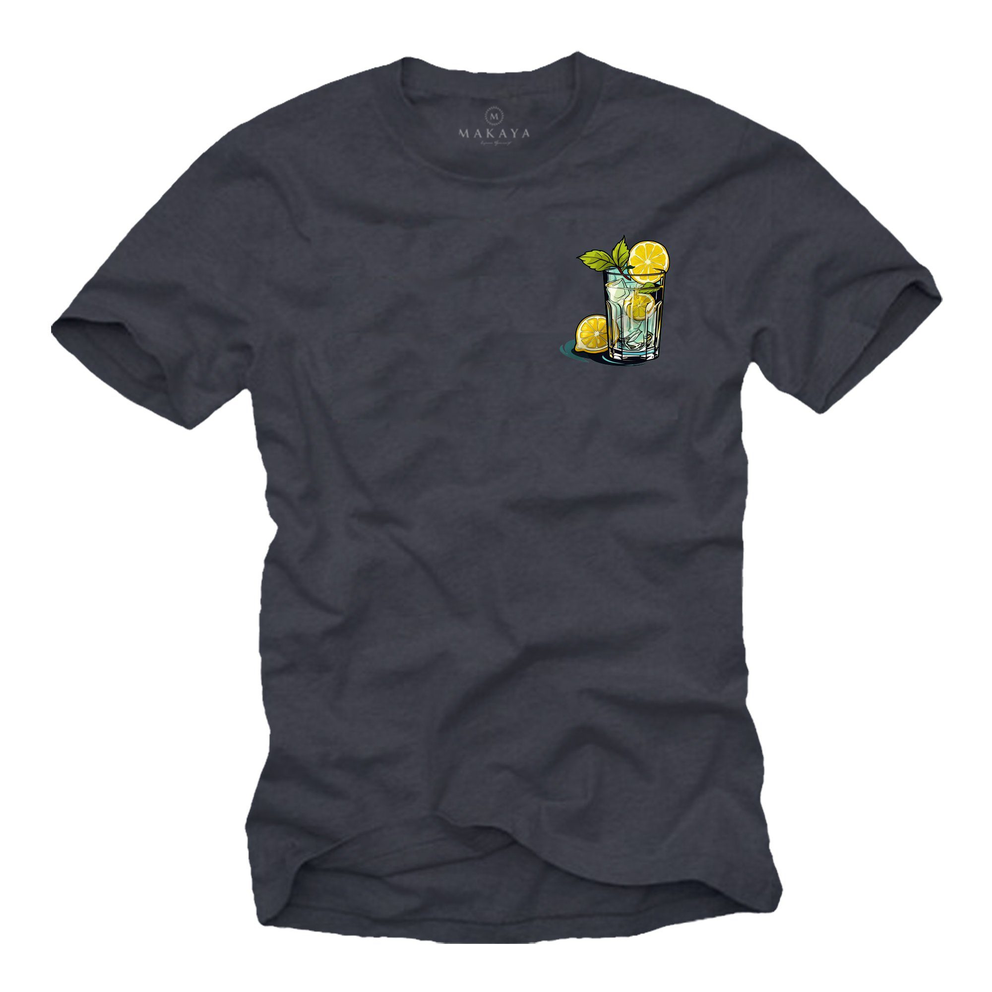 MAKAYA T-Shirt Herren Gin Tonic Gläser günstig online kaufen