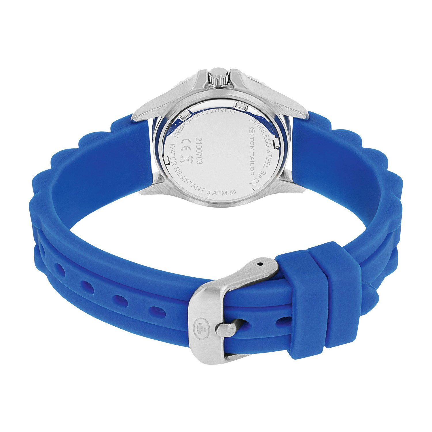TOM TAILOR Quarzuhr 2100703, Armbanduhr, Silikonarmband, Kinderuhr, Junge, analog