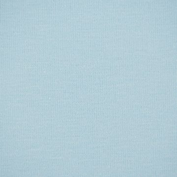 SCHÖNER LEBEN. Stoff Baumwolljersey Organic Bio Jersey einfarbig hellblau 1,5m Breite, allergikergeeignet