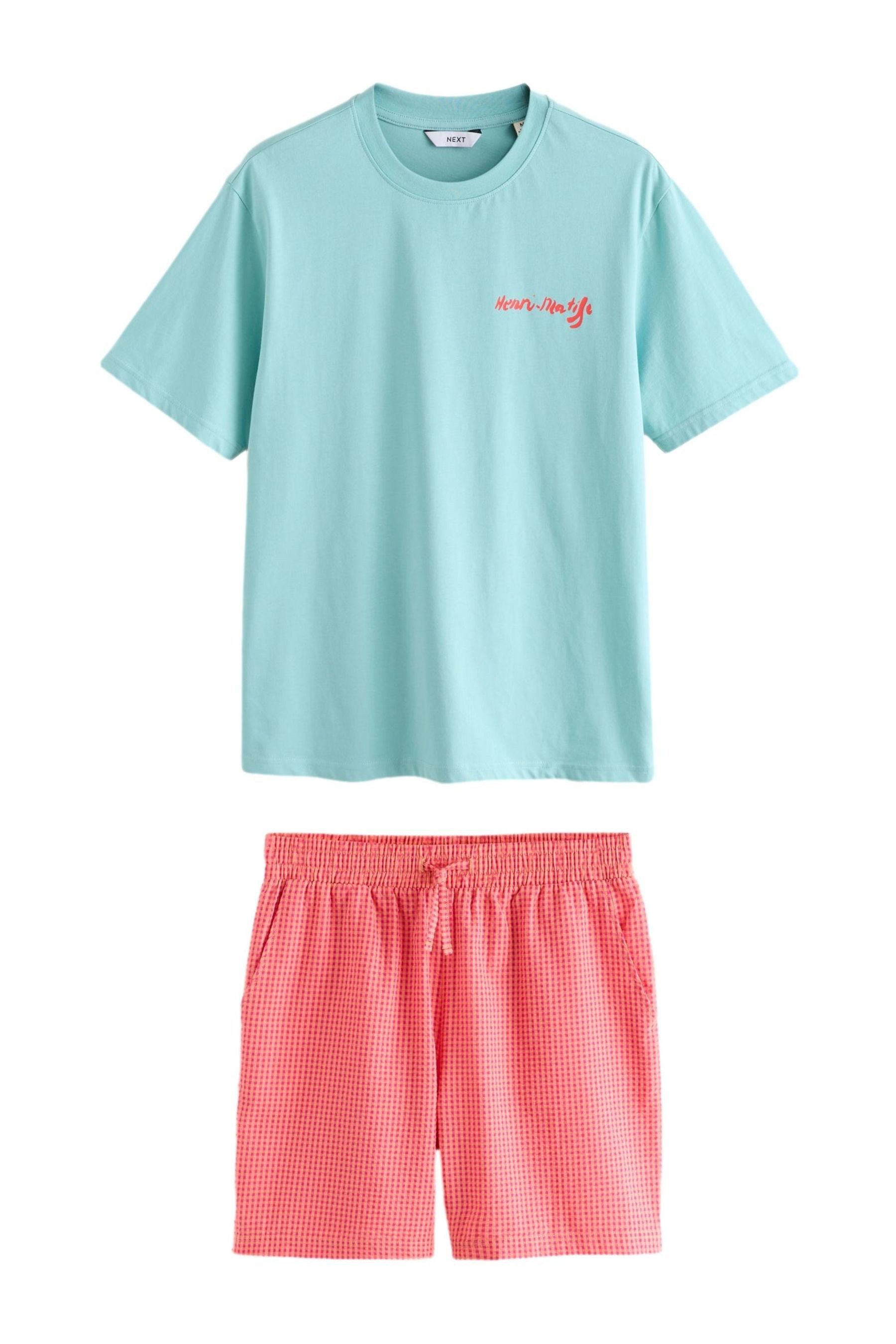 Next Pyjama Kurzärmeliger Schlafanzug mit Print, Henri Matisse (2 tlg)