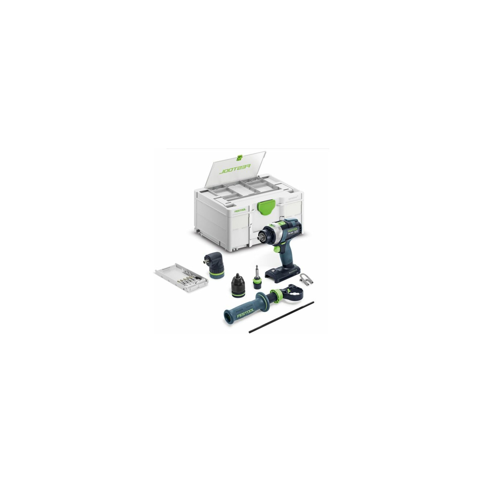 FESTOOL Akku-Schlagbohrschrauber Festool Akku-Schlagbohrschrauber TPC 18/4 I-Basic-Set QUADRIVE