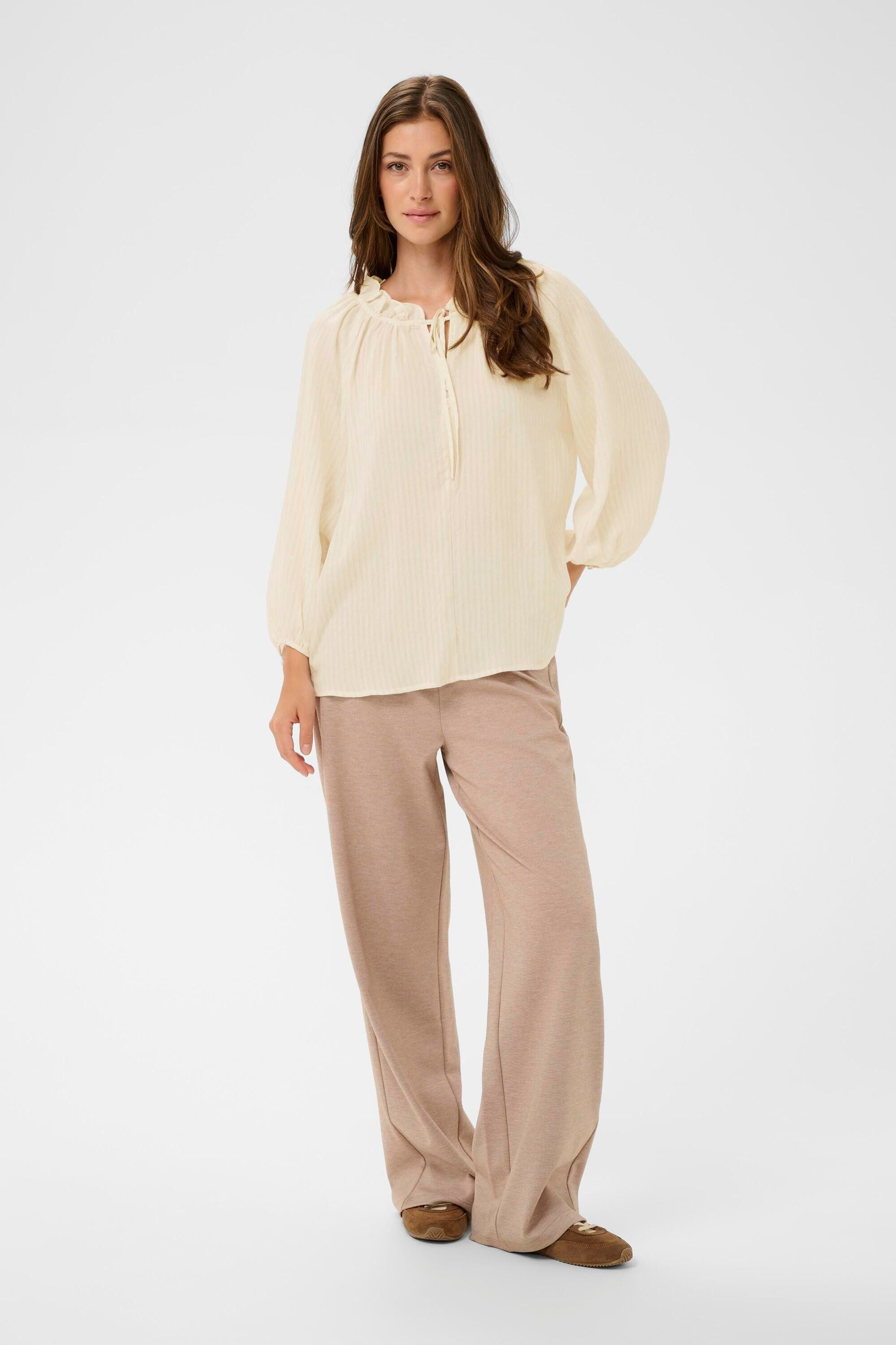 Cream Langarmbluse Langarm-Bluse CROma