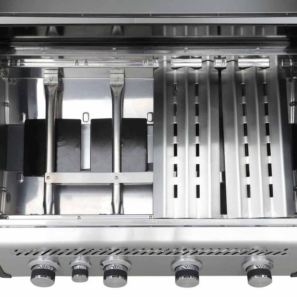 PROREGAL® Gasgrill Gasgrill S-418 mit 4 Hauptbrenner + 3-teiliges Zubehörpaket