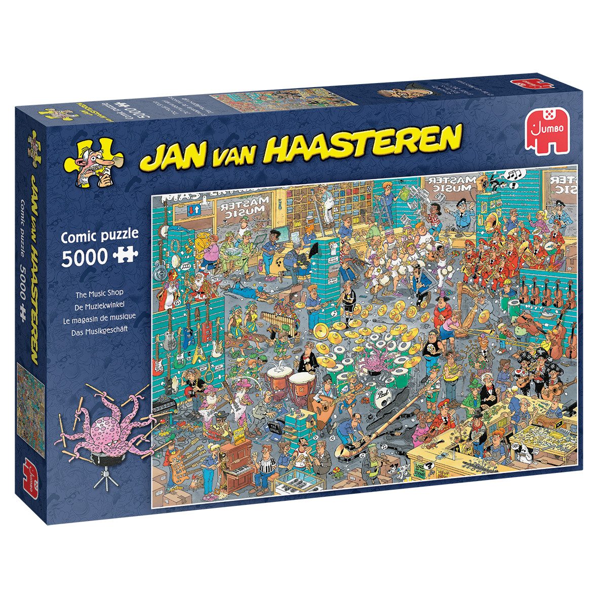 Jan van Haasteren Puzzle Jan van Haasteren Der Musikshop 5000 Teile Puzzle, 5000 Puzzleteile, Made in Europe