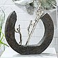 Casablanca by Gilde Dekofigur »Skulptur Hinauf, schwarz/silber« (1 Stück), Dekoobjekt, aus Metall & Holz, Höhe 32 cm, Wohnzimmer, Bild 5