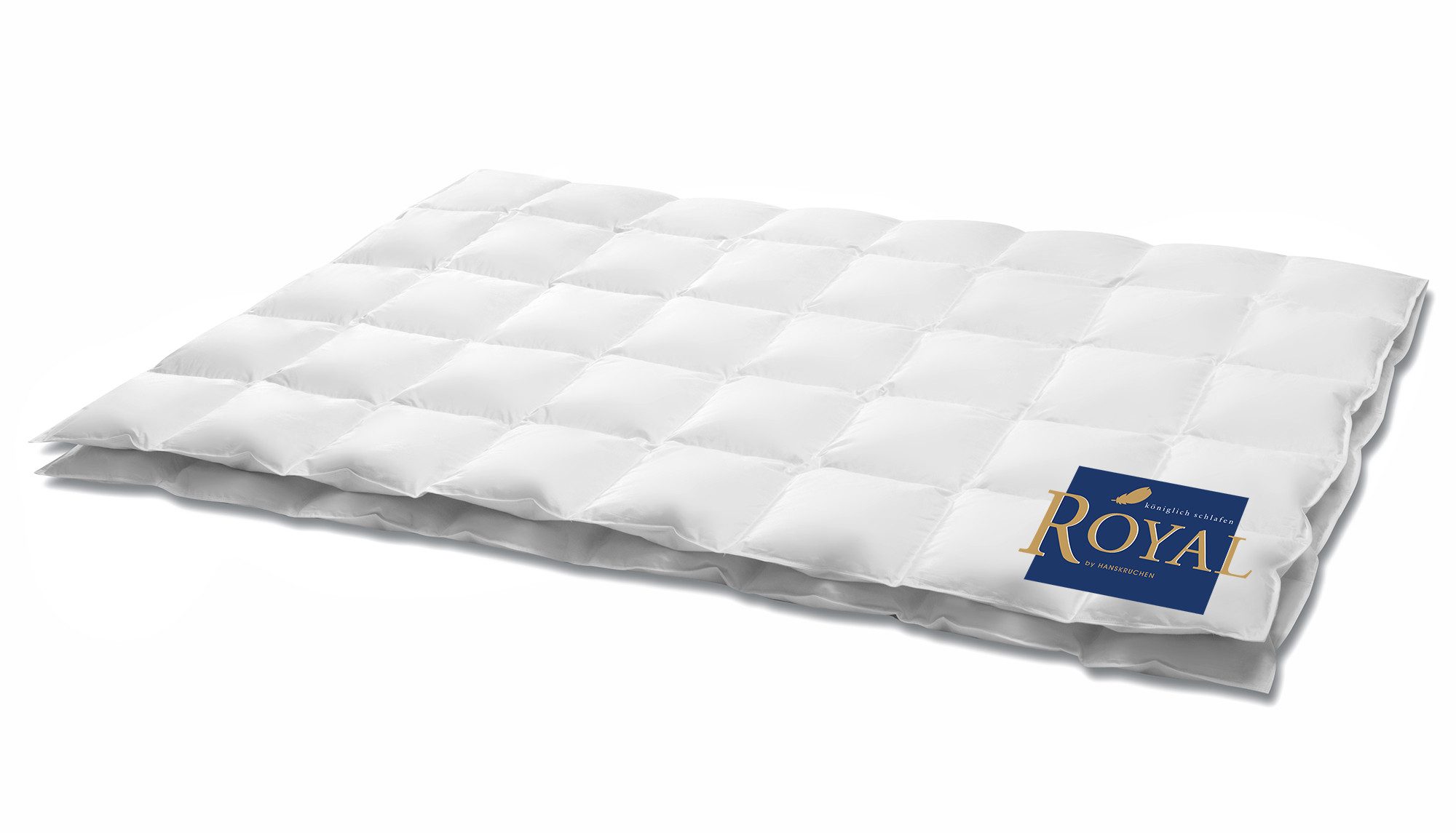 HANSKRUCHEN Daunenbettdecke Hanskruchen Daunendecke Royal Extra Leicht 135 x 200 cm, Bezug: 100% Baumwolle