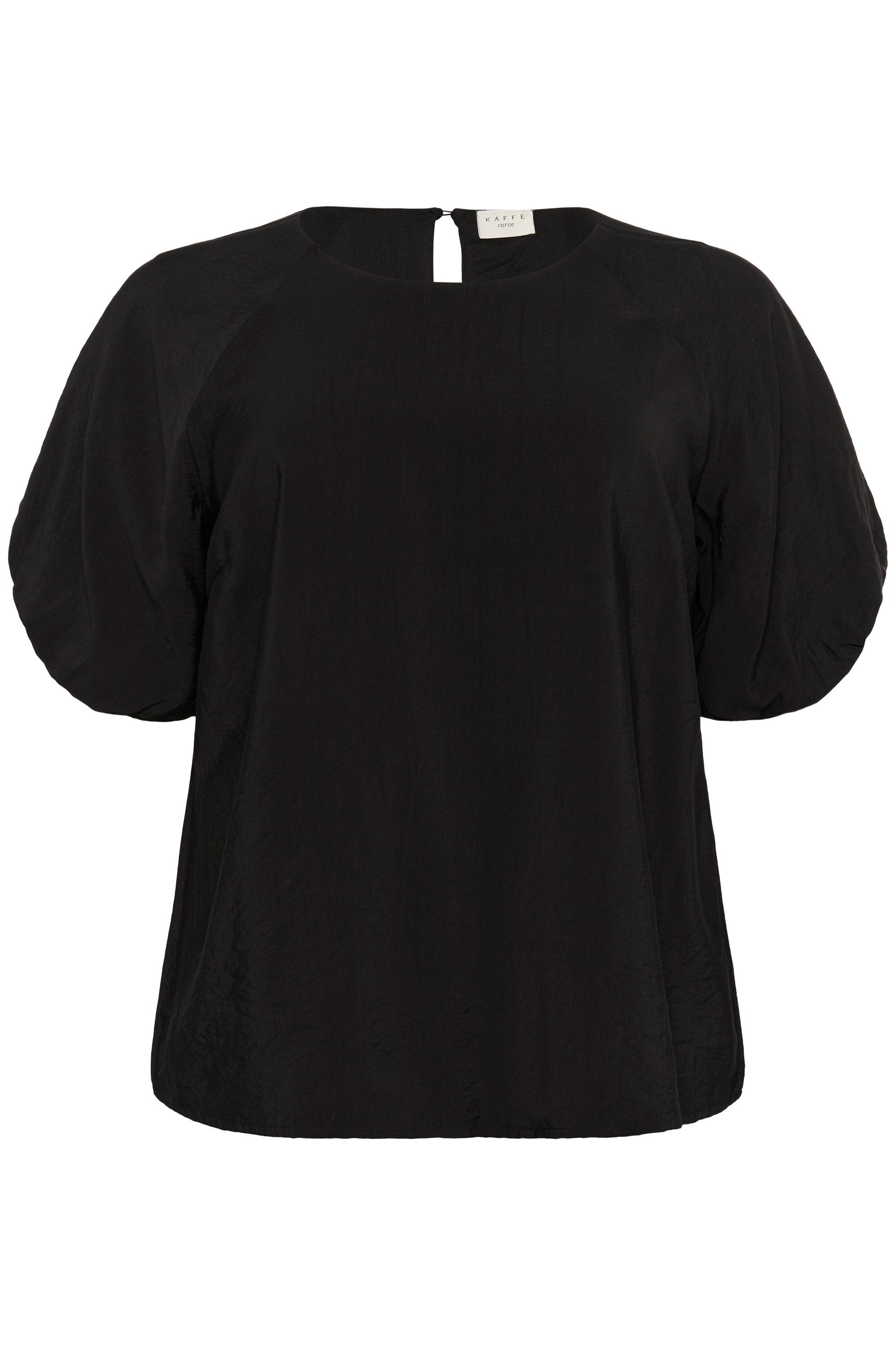 KAFFE Curve Kurzarmbluse Kurzarm-Bluse KCgabbi Große günstig online kaufen