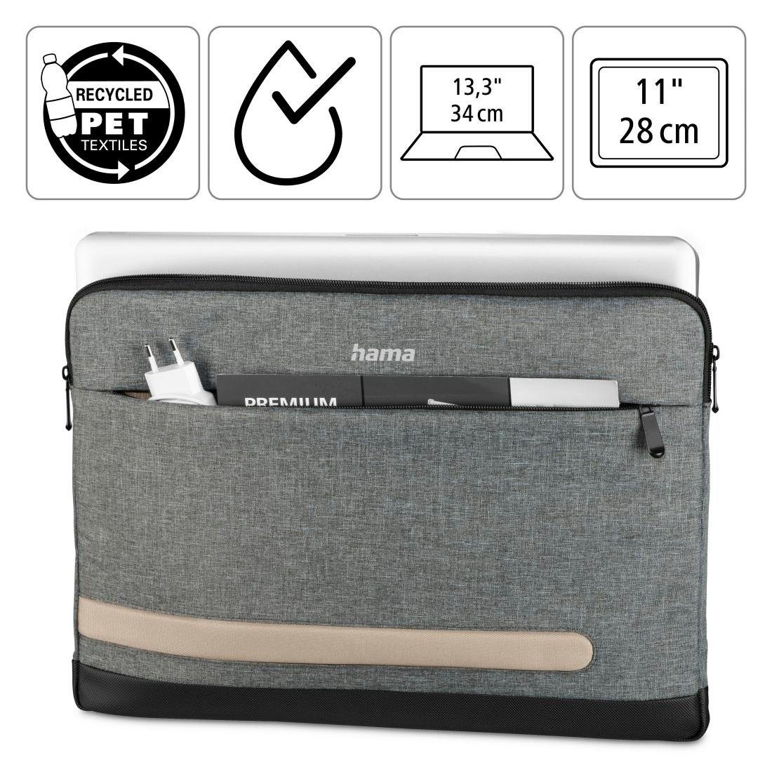 Hama Laptoptasche Notebook Sleeve, Laptop (13,3) bis Sleeve cm 34 Schutzhülle