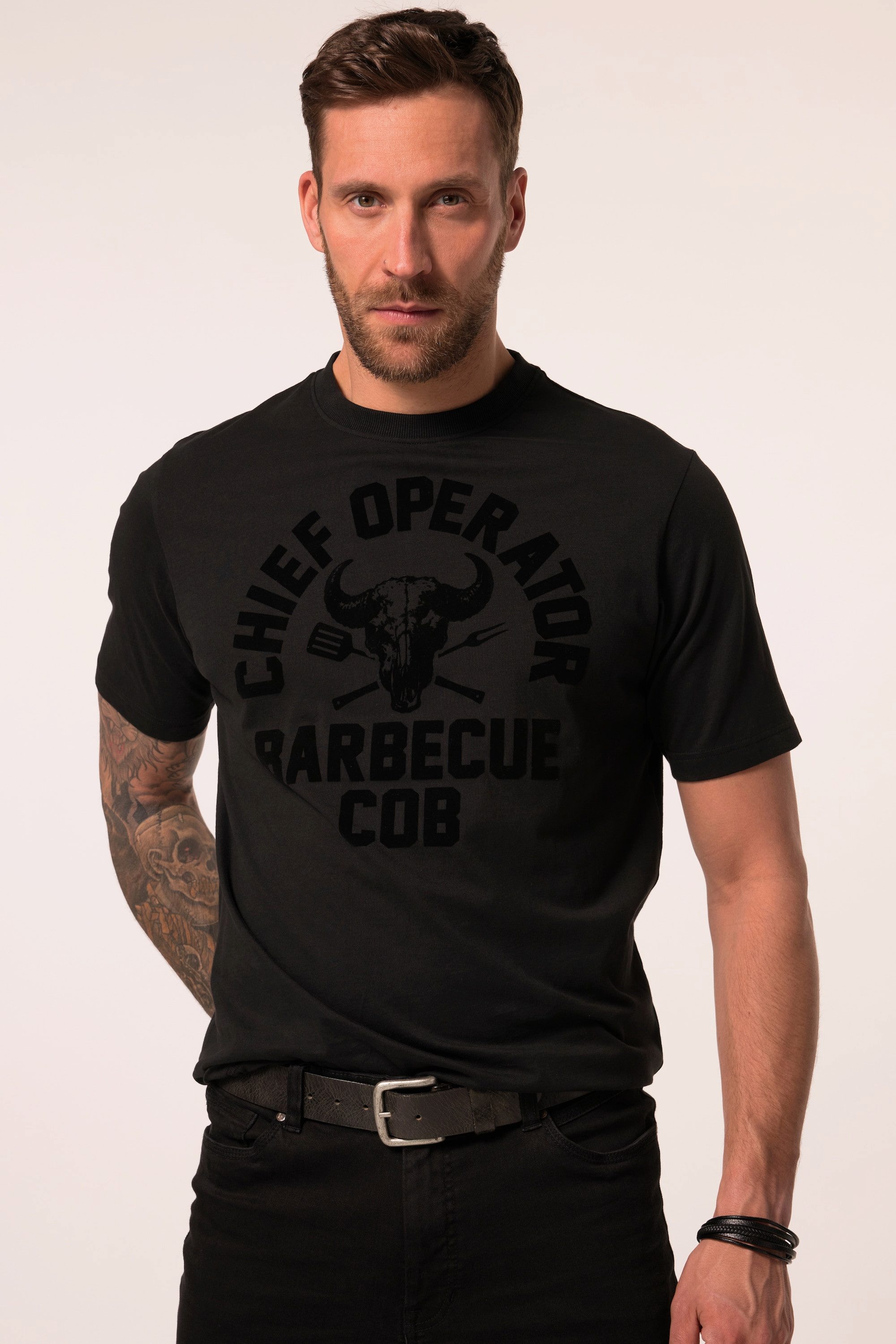 JP1880 T-Shirt JP1880 T-Shirt Halbarm Grillen - Print bis 8XL