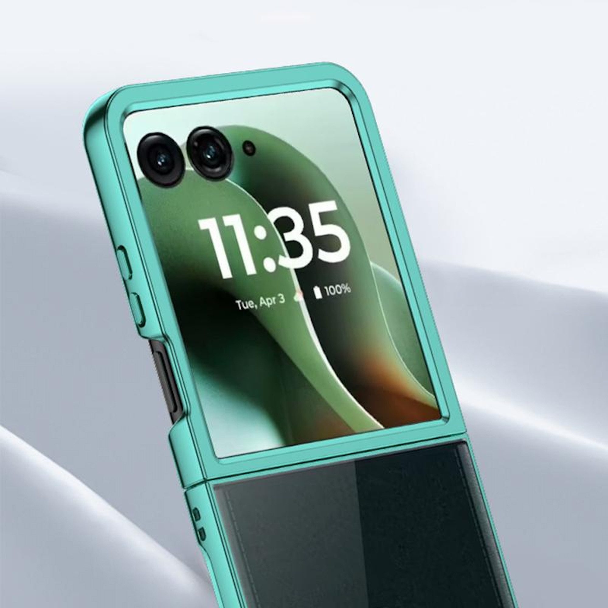 Wigento Handyhülle Für Motorola Razr 60 Ultra 6D Electroplating PC Schutz Hülle Schwarz, Stoßschutz, kratzfest
