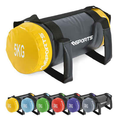MSports® Gewichtssack Power Bag 5-30 kg Fitness Bag - Sandsack für Functional Fitness Gewichtssack